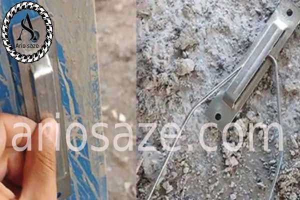 نحوه اجرای گیره و قلاب میلگرد بستر