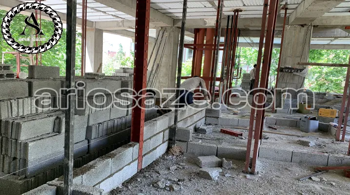 نکات اتصال والپست به ستون بتنی